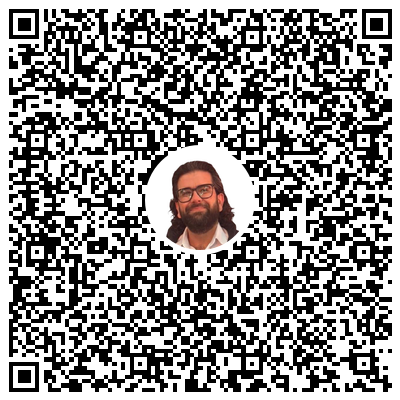 QR code to save Obai Sukar's contact card